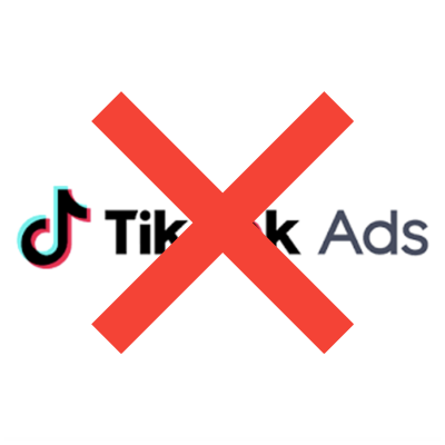 TikTok Ads — not available to dispensaries